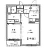 ソレイユ ルヴァン 1LDKの間取り