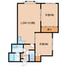 コートノーブル 2LDKの間取り