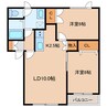 本町レジデンス 2LDKの間取り