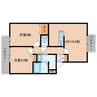サンジミニャーノ 2LDKの間取り