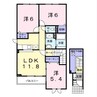 スピアーノⅠ 3LDKの間取り