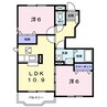 サンリット東山 2LDKの間取り
