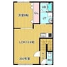 ビラミカエル12 1LDKの間取り