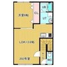 ビラミカエル12 1LDKの間取り