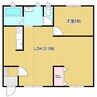 ガーデンASANO 1LDKの間取り