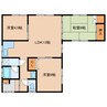本通1丁目13番 一棟二戸 3LDKの間取り