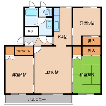 間取図 テレパレス函館吉川