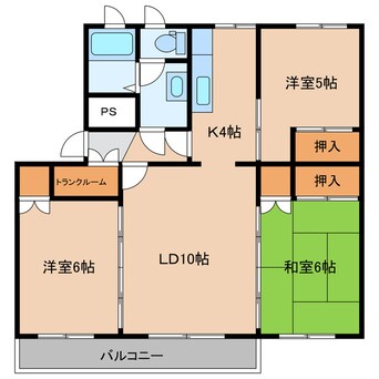 間取図 テレパレス函館吉川