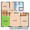 テレパレス函館吉川 3LDKの間取り