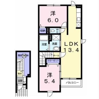 間取図 パラシオン桔梗