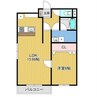 マーレカーサ 1LDKの間取り
