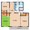 テレパレス函館柳 3LDKの間取り