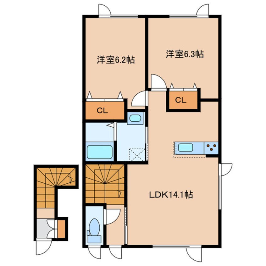 間取図 ネストイン･K
