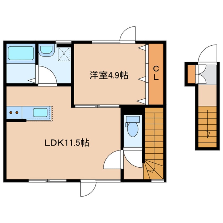 間取図 ファームレヂデンス函館駅前