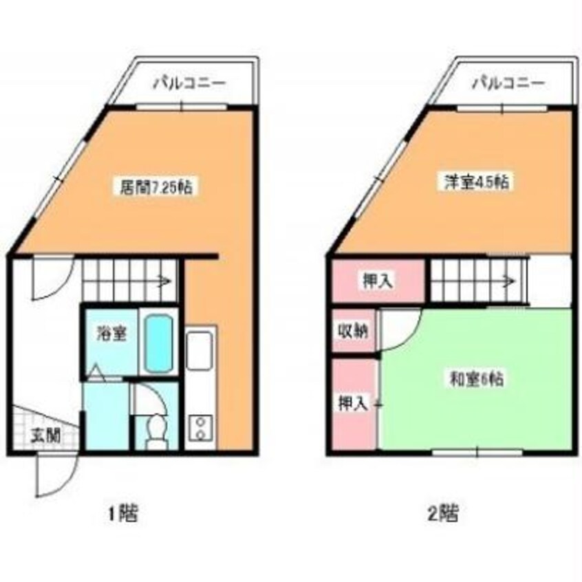 間取図 コートハウス的場