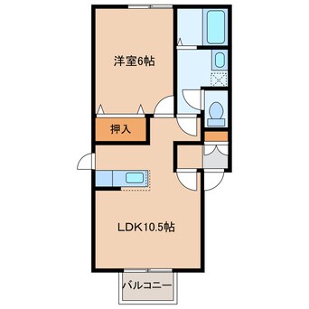 間取図 サンヴィラン美原B棟