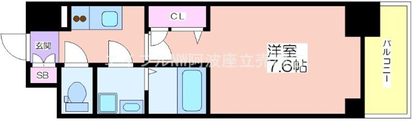 間取図 エスリード中之島クロスゲート