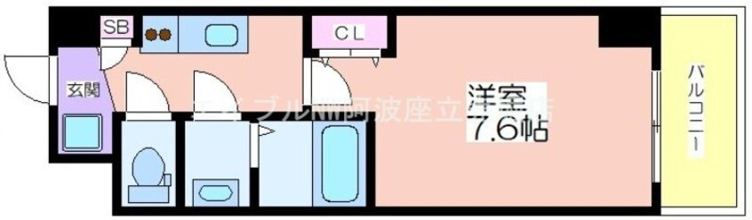 間取図 スプランディットキャトル