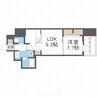 RJRプレシア南堀江 1LDKの間取り