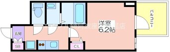 間取図 WORVE大阪本町