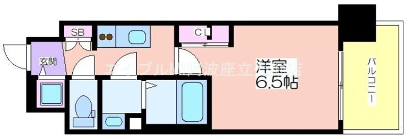 間取図 スワンズシティ中之島クロス