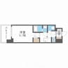 レジュールアッシュ中之島SOUTH 1Kの間取り