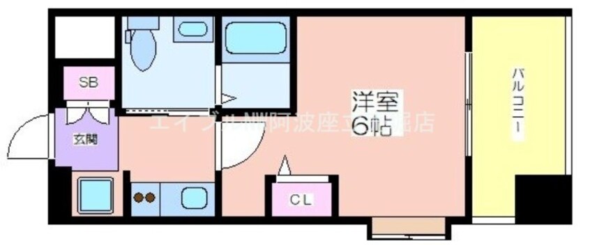 間取図 クリスタルグランツ大阪センターSt.