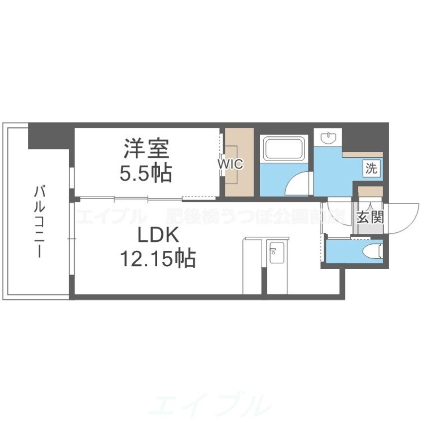 間取図 プレジオ九条