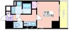 ArtizA西長堀 1Kの間取り