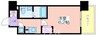 エスリード江戸堀 1Kの間取り