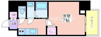 間取図 WORVE大阪本町