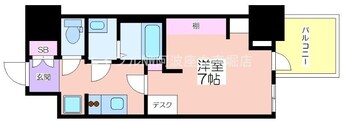 間取図 WORVE大阪本町