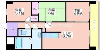 間取図 アーデンコート西長堀