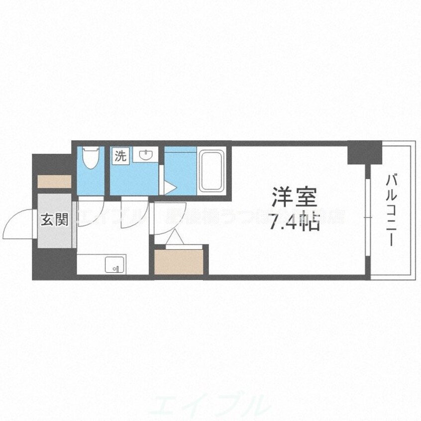 間取図 アプリーレ中之島