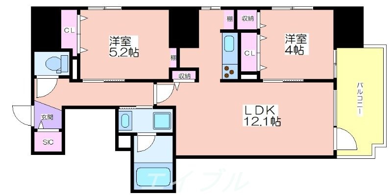 間取り図 JASPER御堂筋本町