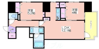 間取図 JASPER御堂筋本町