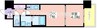 レオンコンフォート九条ガレリア 1DKの間取り