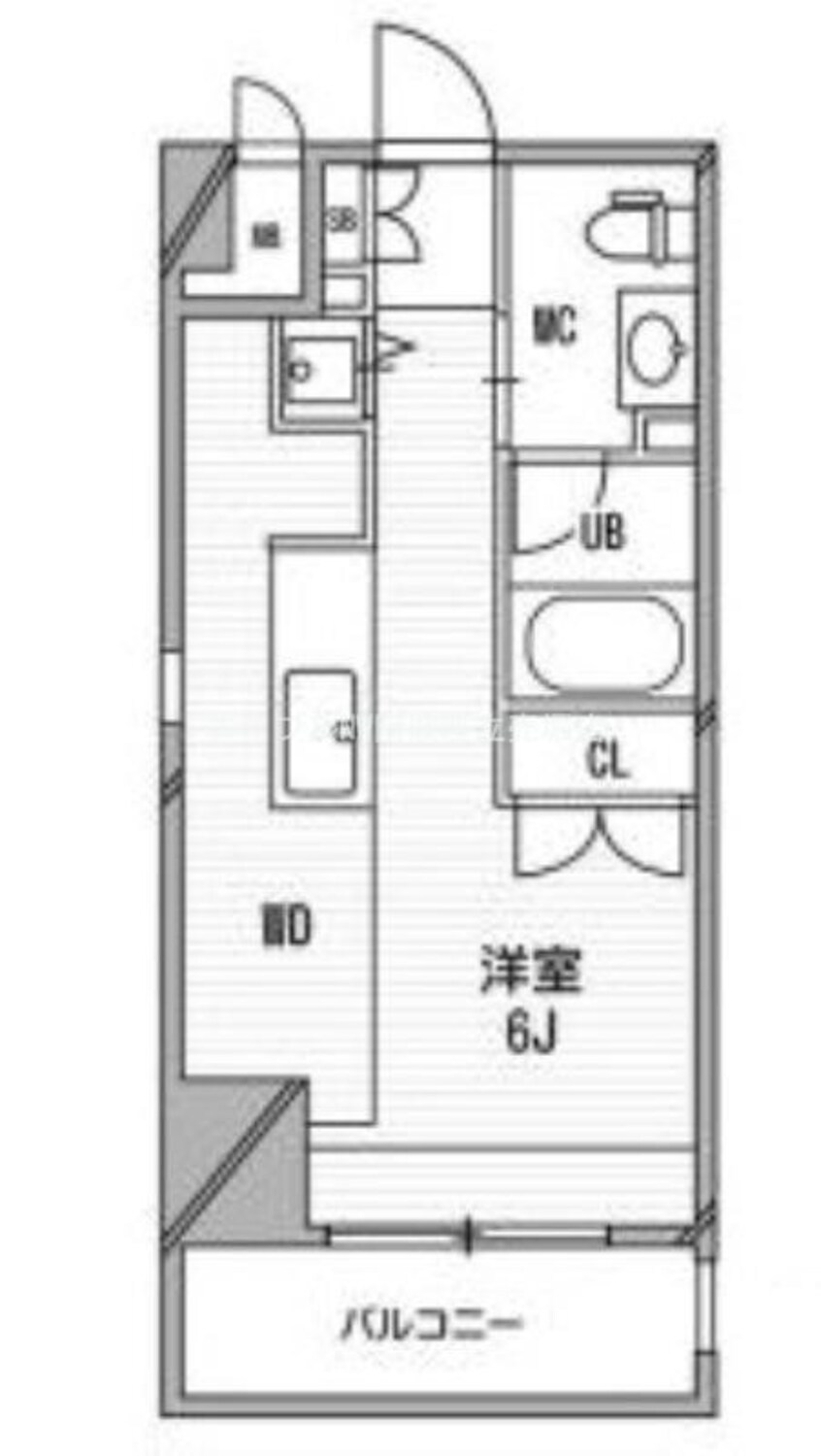 間取図 アーデンタワー南堀江