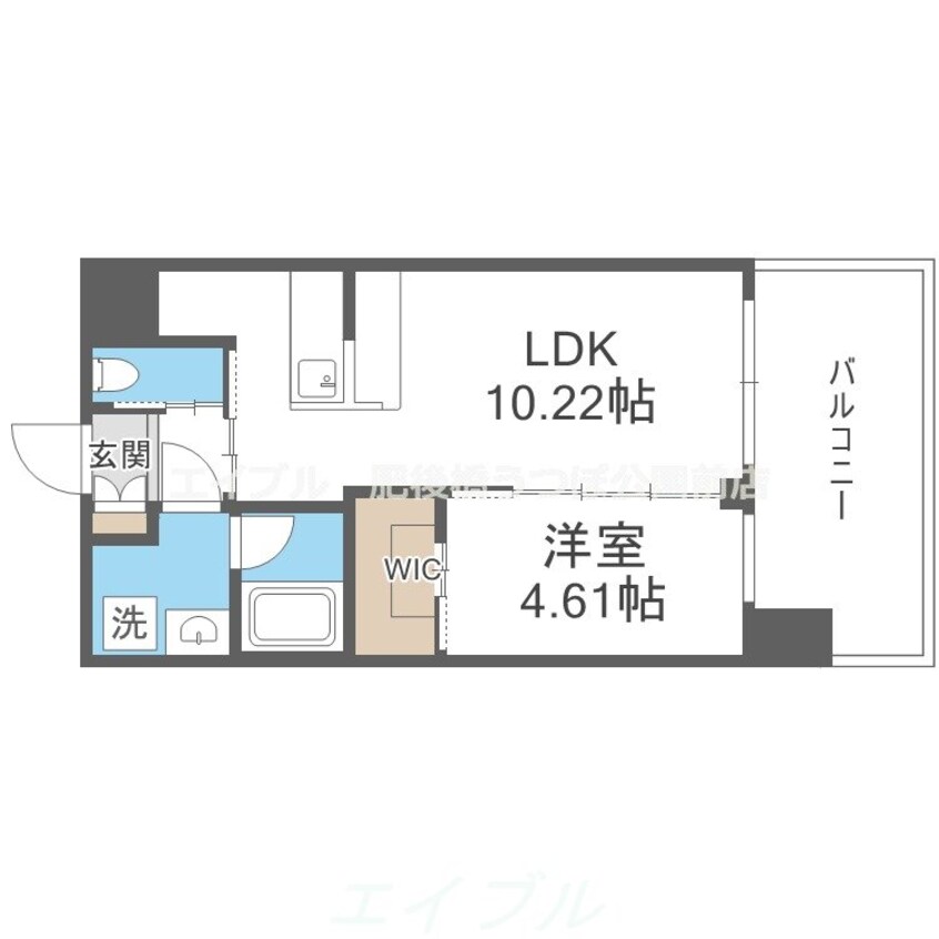 間取図 プレジオ阿波座