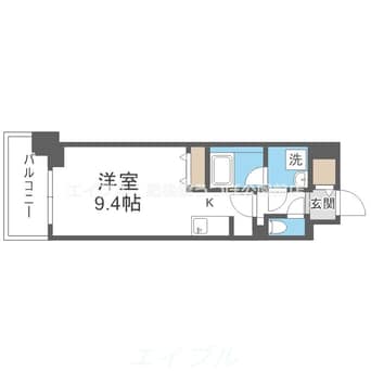間取図 コンフォリア京町堀