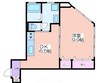 井上新町ビル 1DKの間取り