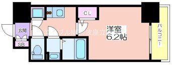 間取図 エスリード南堀江グランツ