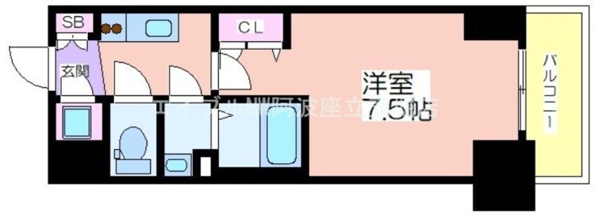 間取図 ワールドアイ京町堀