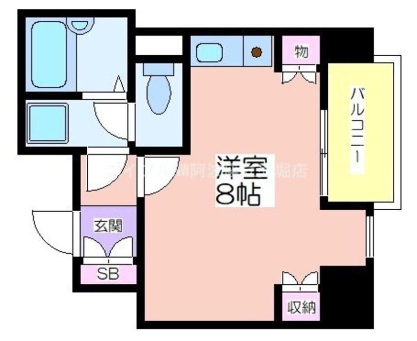 間取図 icube阿波座