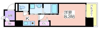 間取図 アスリート本町リバーウエスト