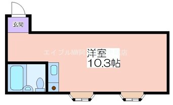 間取図 ラパンジール京町堀