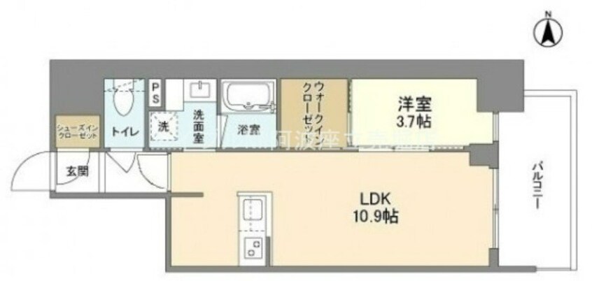 間取図 RJRプレシア南堀江