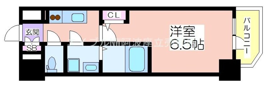 間取図 エスリード阿波座プライムコート