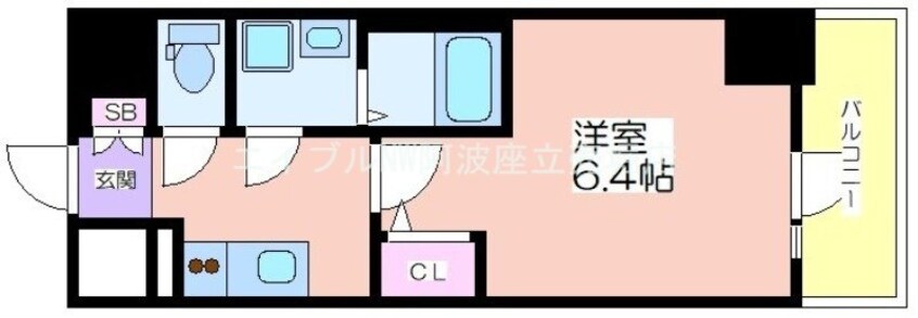 間取図 エスリード阿波座プライムコート