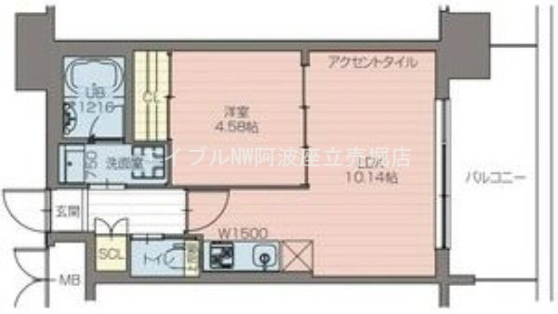 間取り図 プレジオ阿波座